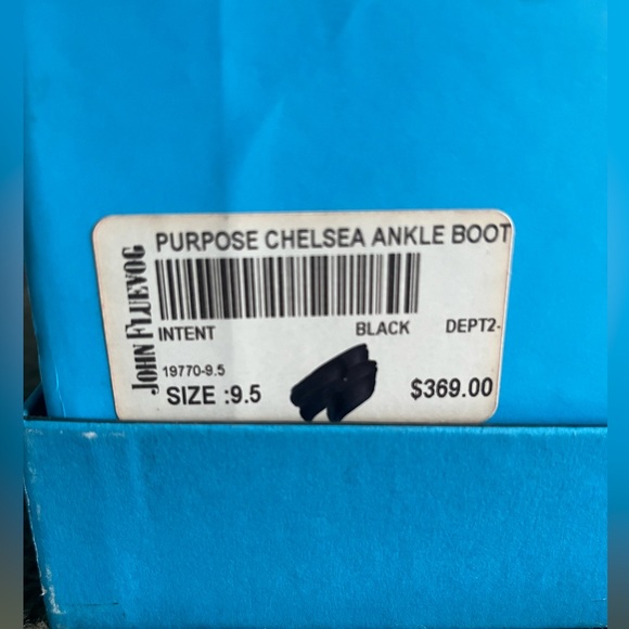 John Fluevog Purpose Intent Chelsea Boot - Black - Size 9.5 - Picture 9 of 12